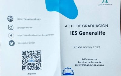 Acto de graduación en el IES Generalife